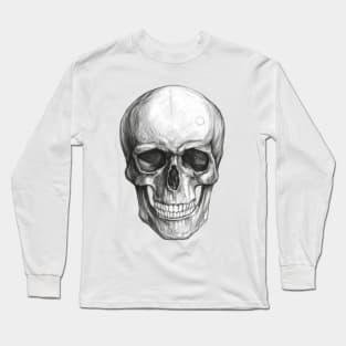 Skull,drawing Long Sleeve T-Shirt